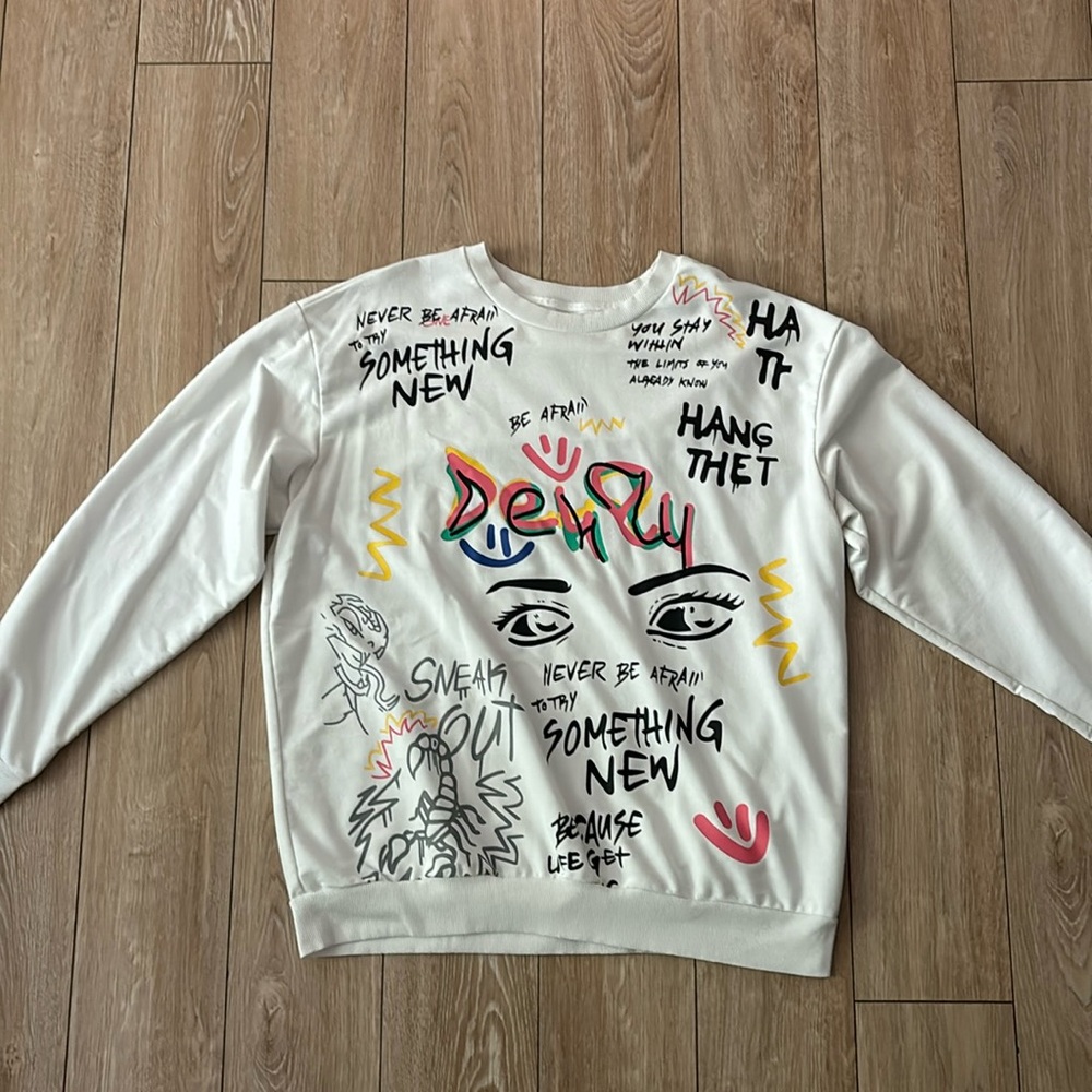 Thrifted Graphic Sweater